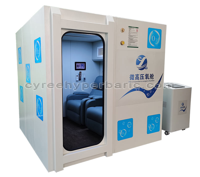Large Space Sitting 2 Person Hyperbaric Oxygen Chamber