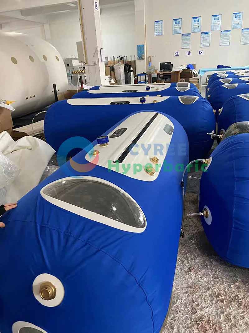 Soft Shell Lying Hyperbaric Oxygen Chamber for Home Use